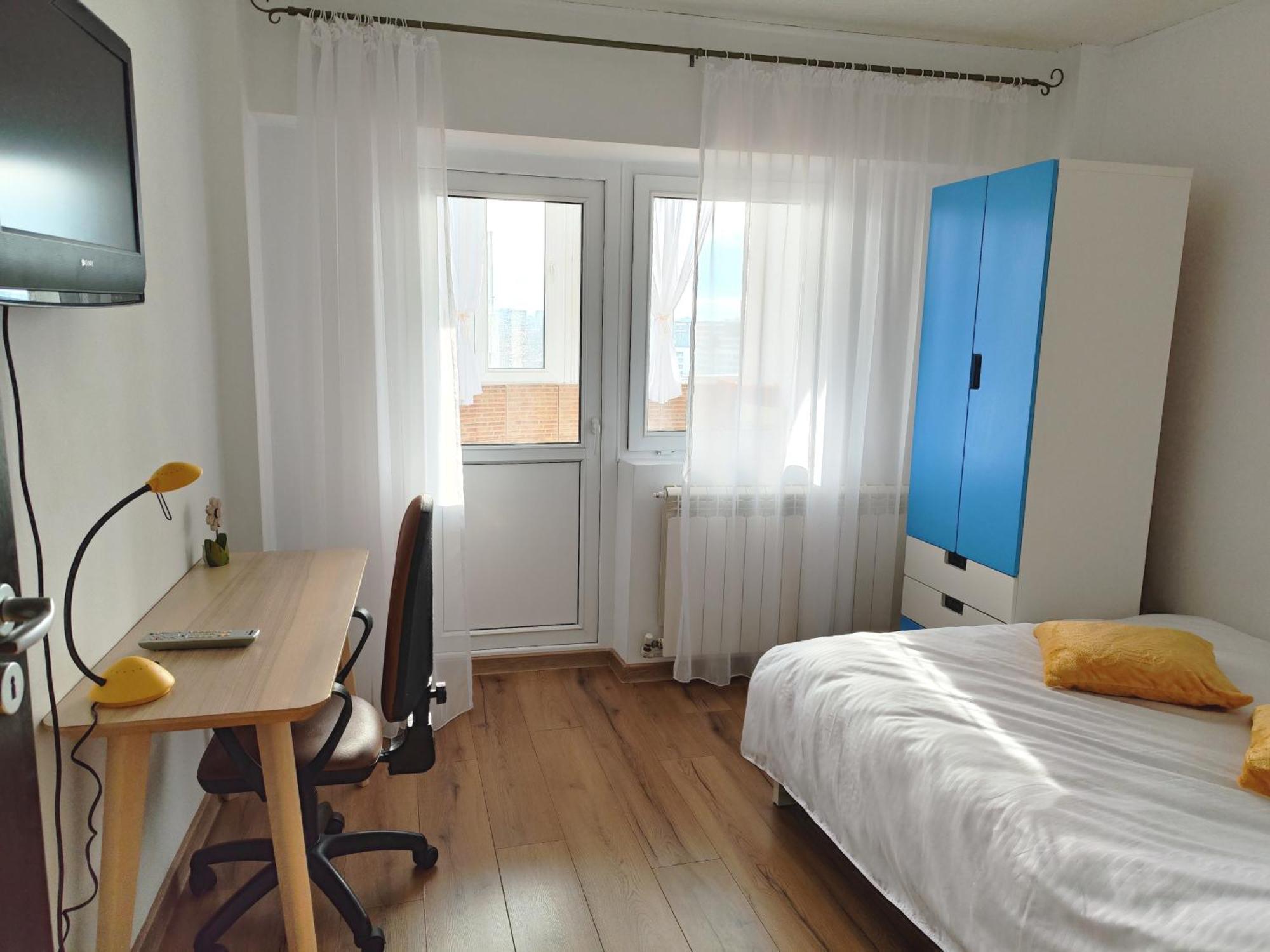 Platinum Apartment - Apartament Cu 3 Camere, 2 Dormitoare, 2 Bai, Bucatarie Complet Utilata, 2 Balcoane Bukurešť Exteriér fotografie