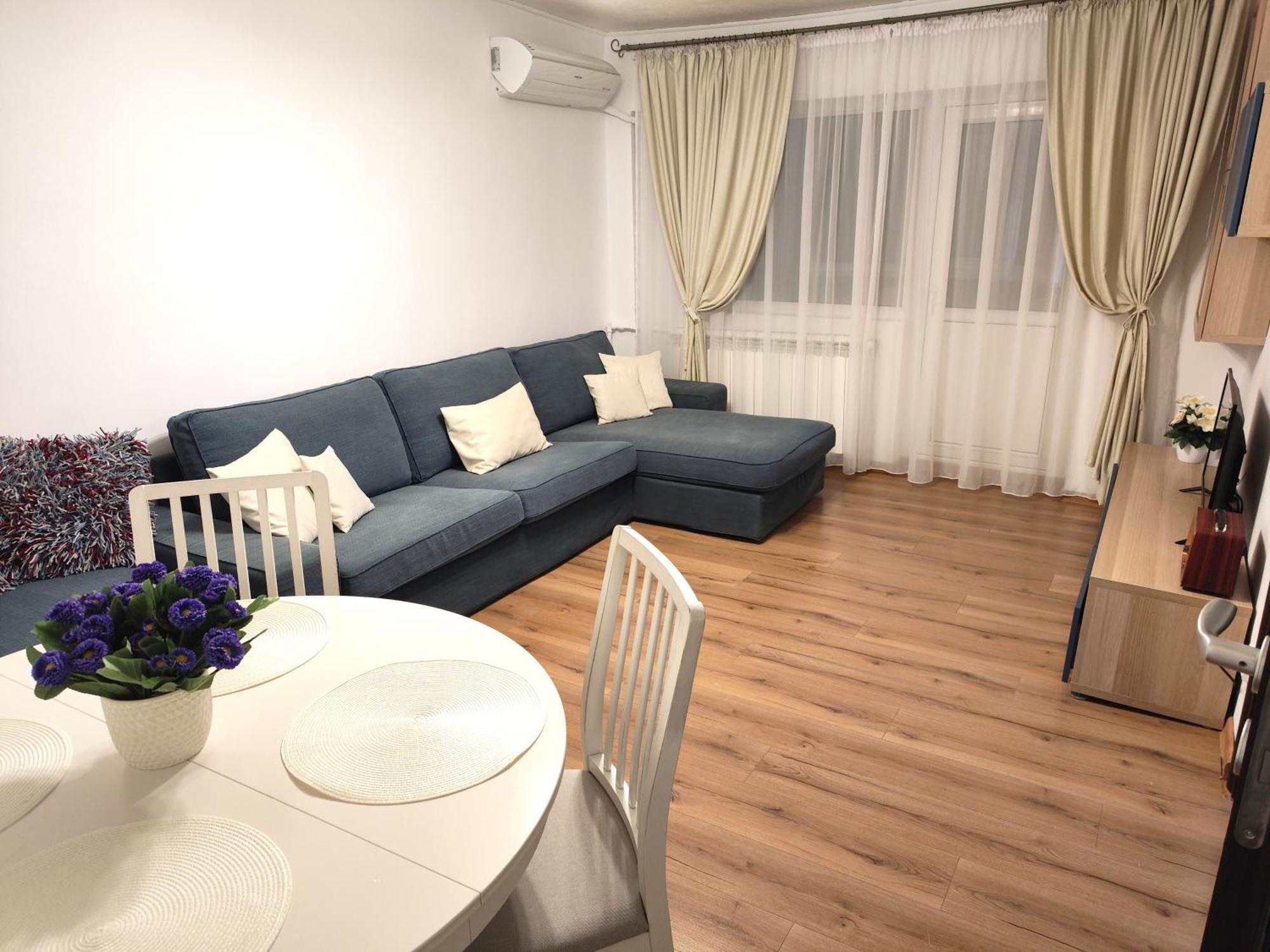 Platinum Apartment - Apartament Cu 3 Camere, 2 Dormitoare, 2 Bai, Bucatarie Complet Utilata, 2 Balcoane Bukurešť Exteriér fotografie